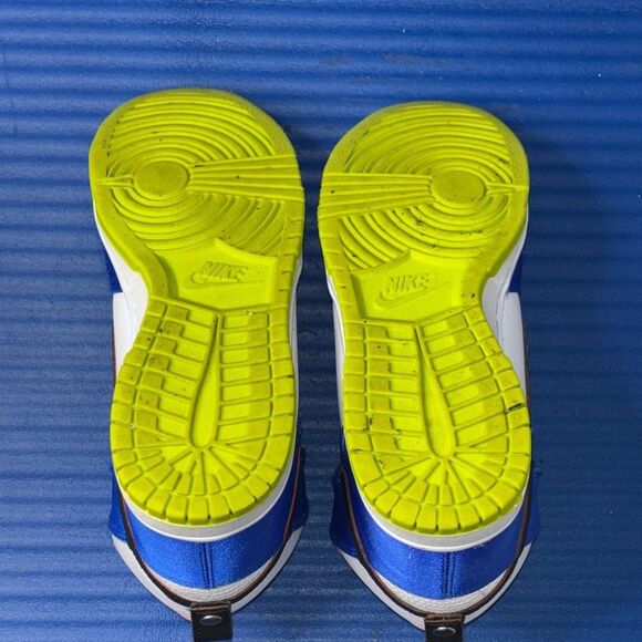 Size 8- Women’s Nike Dunk High Satin RacerBlue/White/Black DV2185-100 - Picture 8 of 8